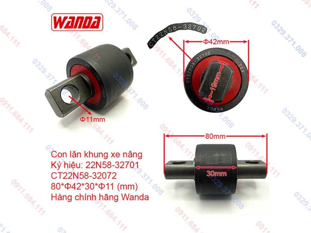 Con Lăn Xe Nâng 22N58-32701